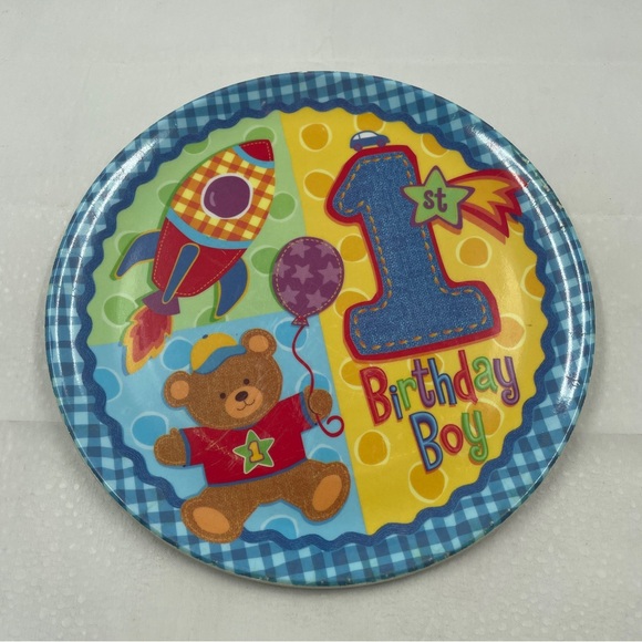 Birthday Boy Melamine Plate - Picture 1 of 3